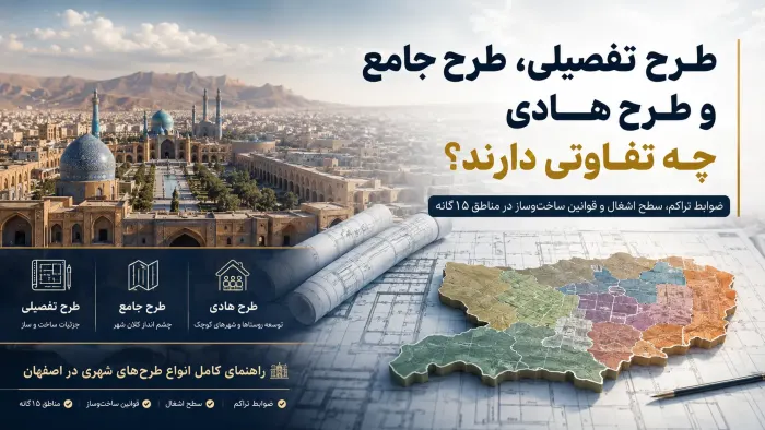 مقاله جامع بررسی انواع طرح‌های شهری در اصفهان